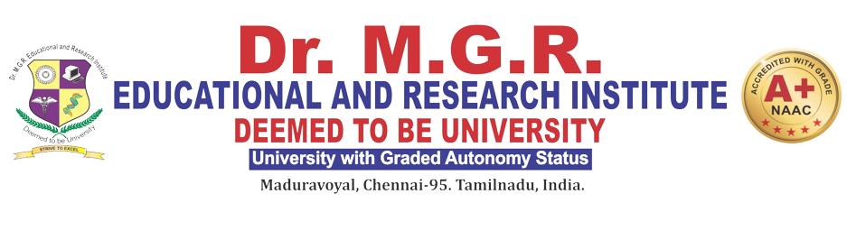 DR.MGR University logo